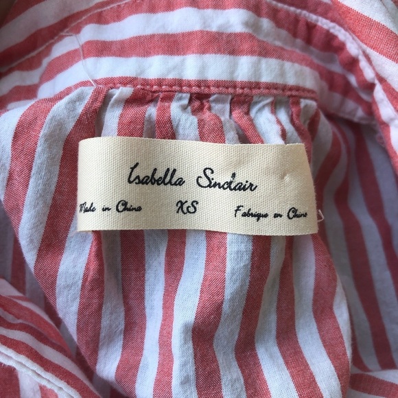 Isabella Sinclair Wellesley Button Down Short Slv - Picture 5 of 6